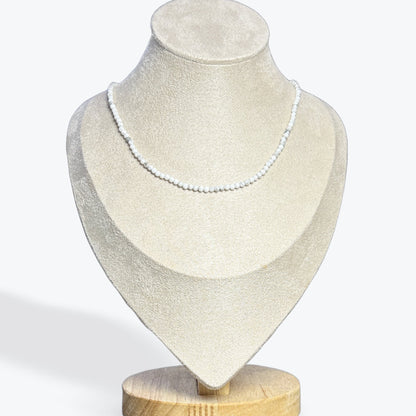 Collier Howlite Facetté – photo 3