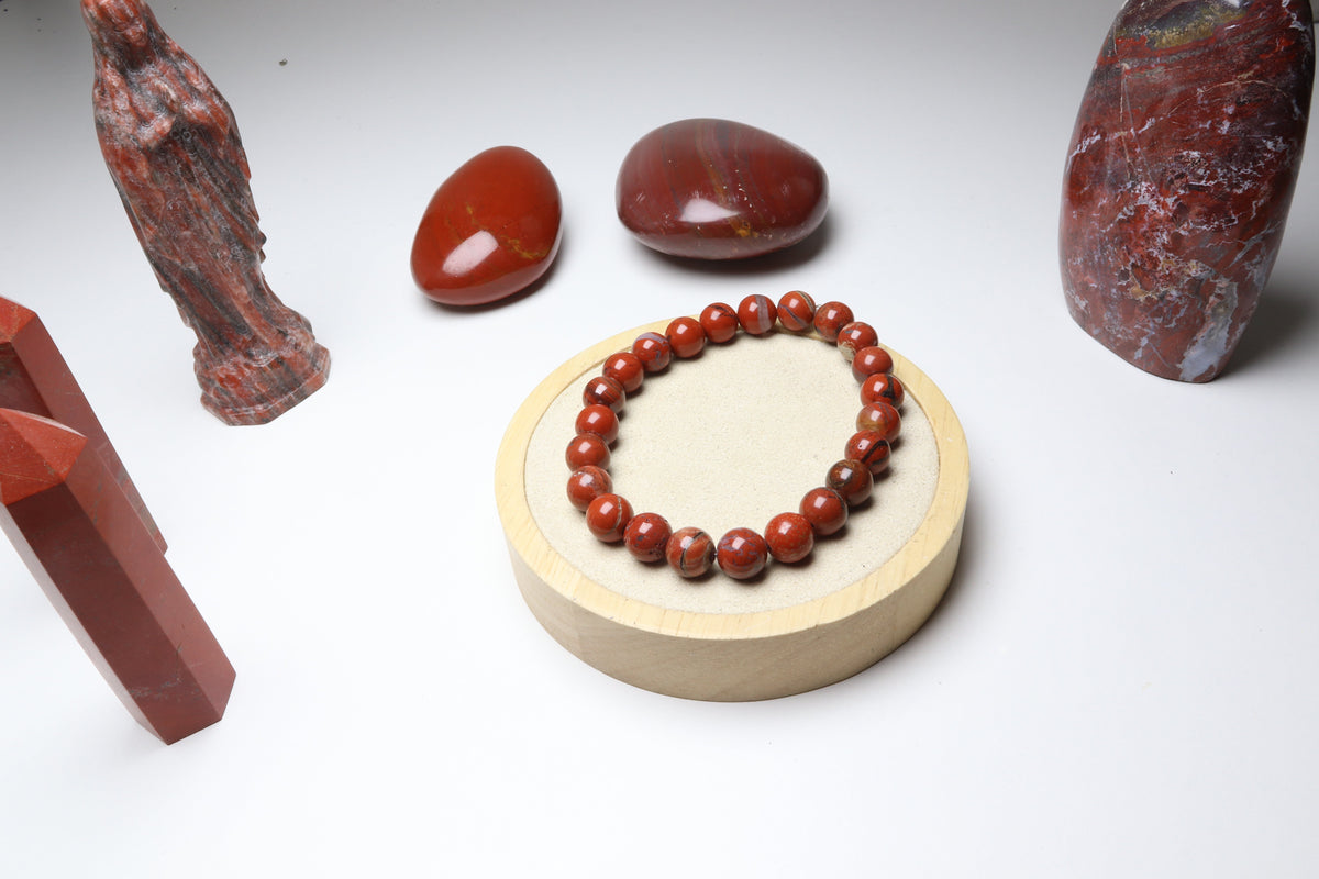 Bracelet Jaspe Rouge