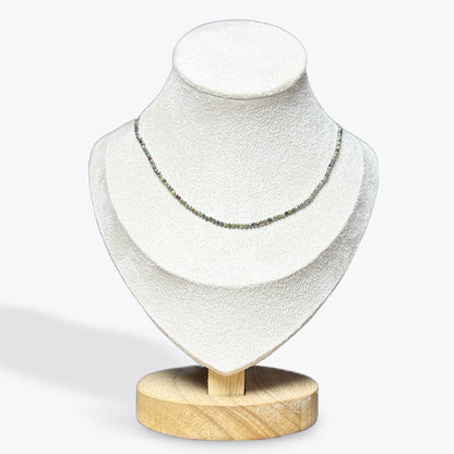 Collier Jaspe Sang de Dragon Facetté