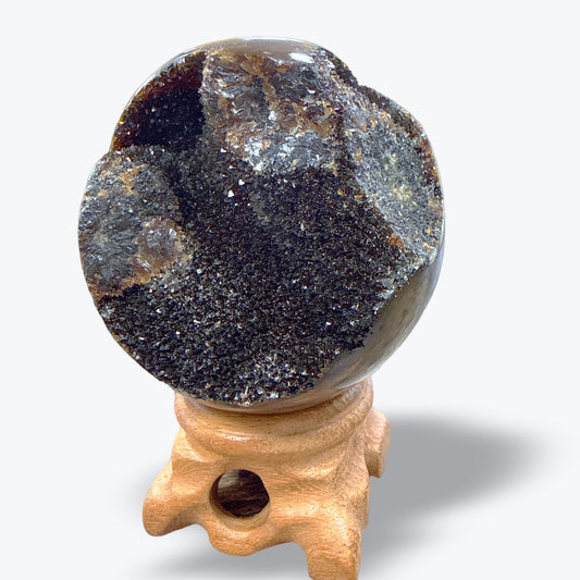 Septaria Naturelle Polie de Madagascar – Sphère, Œuf et Menhir - Pièce unique