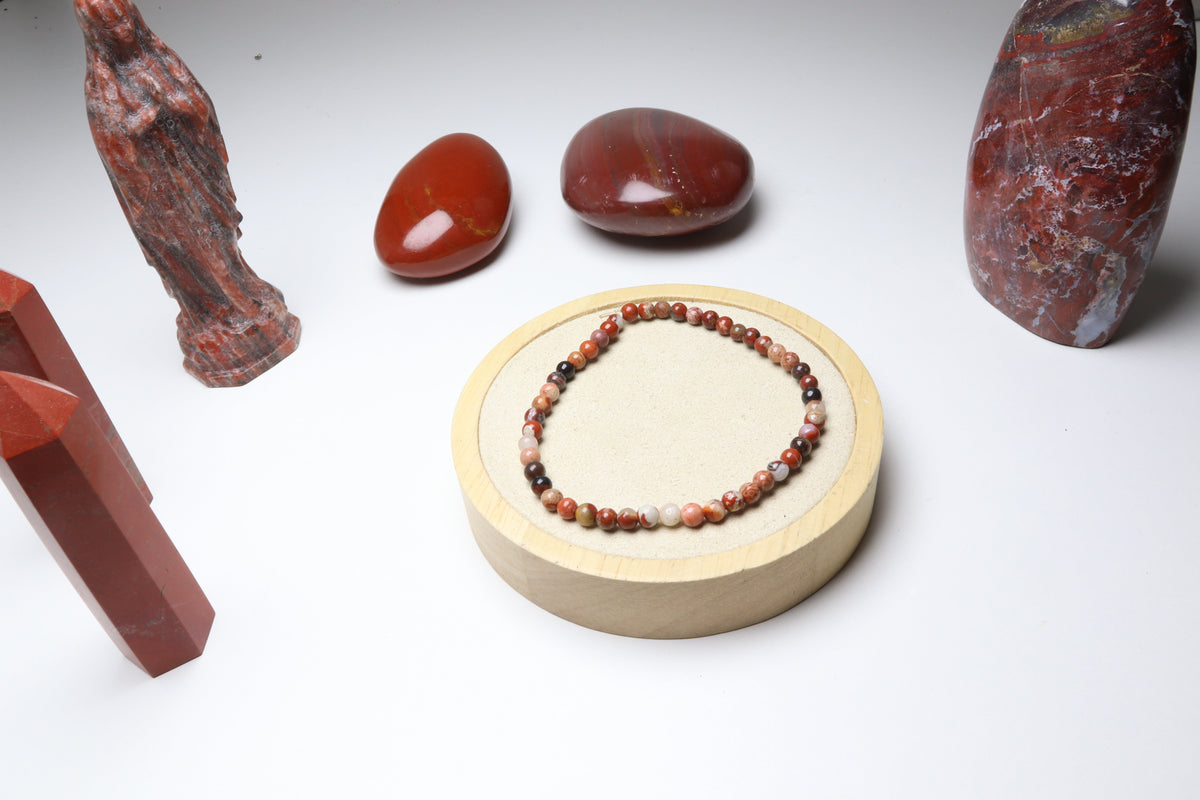 Bracelet Jaspe Rouge