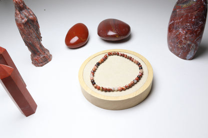 Bracelet Jaspe Rouge