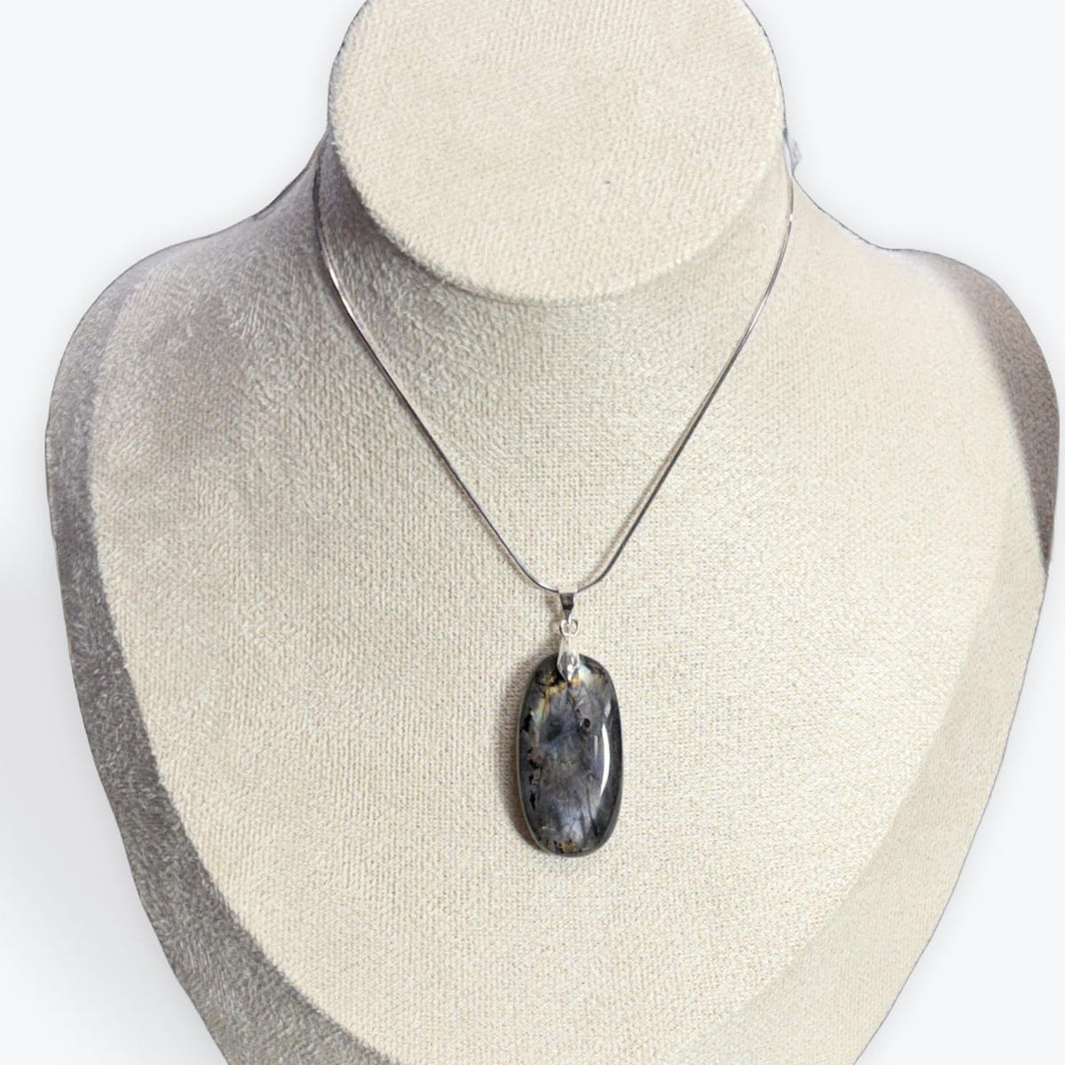 Pendentif en Labradorite avec bélière - Formes variée
