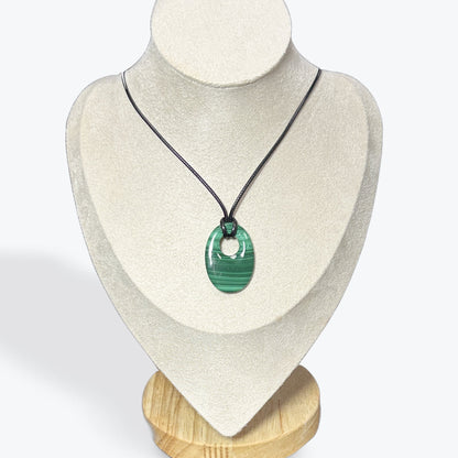 Pendentif Malachite Cabochon - 2