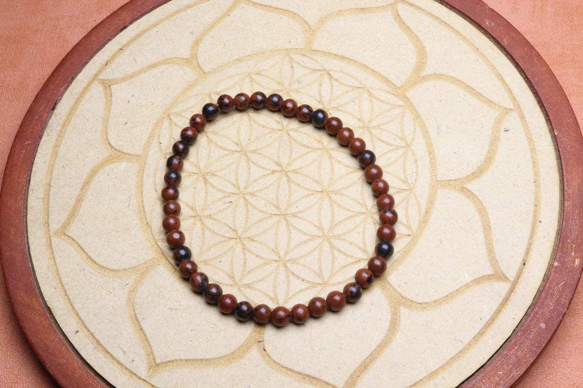 Bracelet Obsidienne Acajou – photo 2