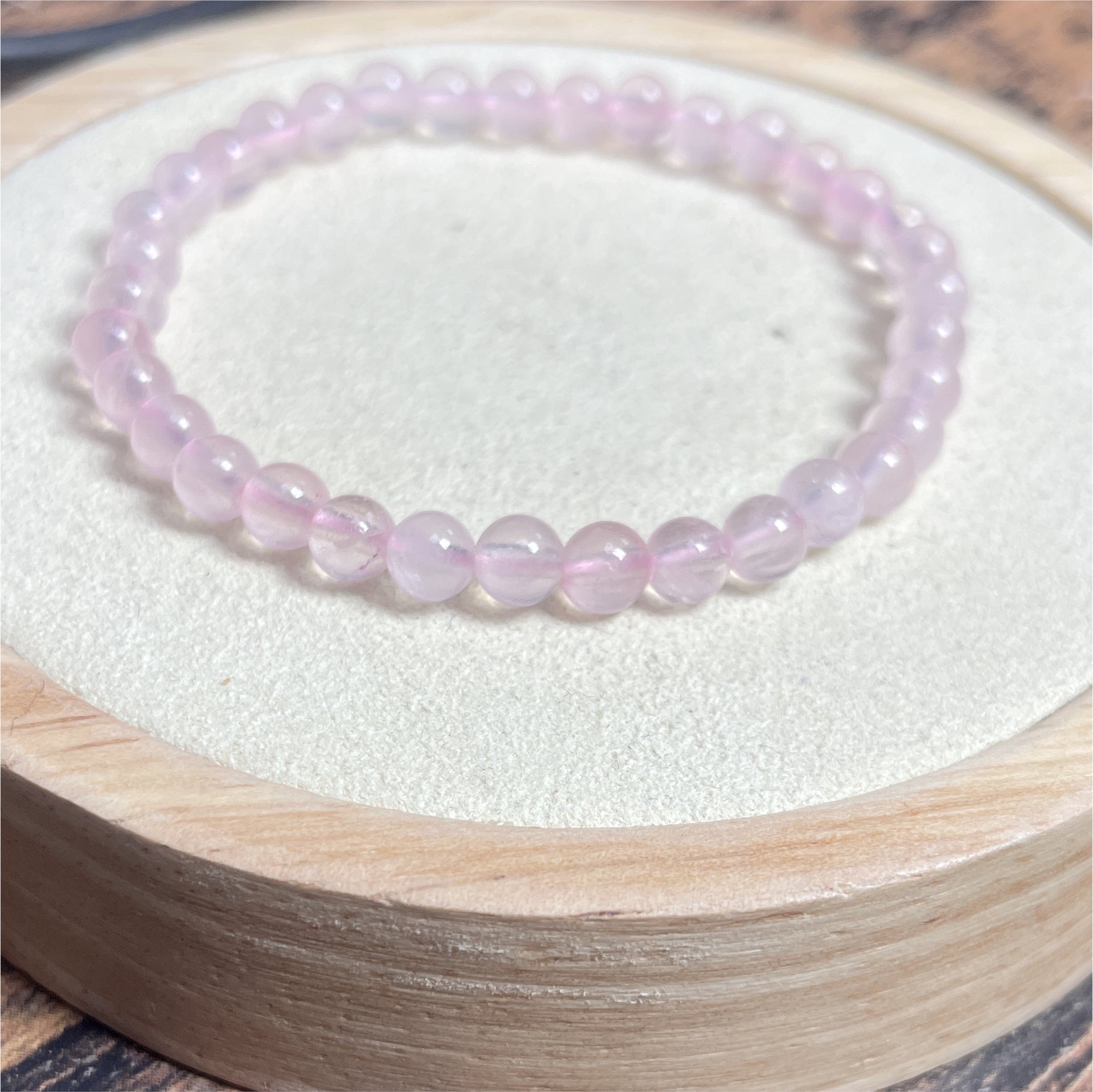 Bracelet Quartz rose taille enfant