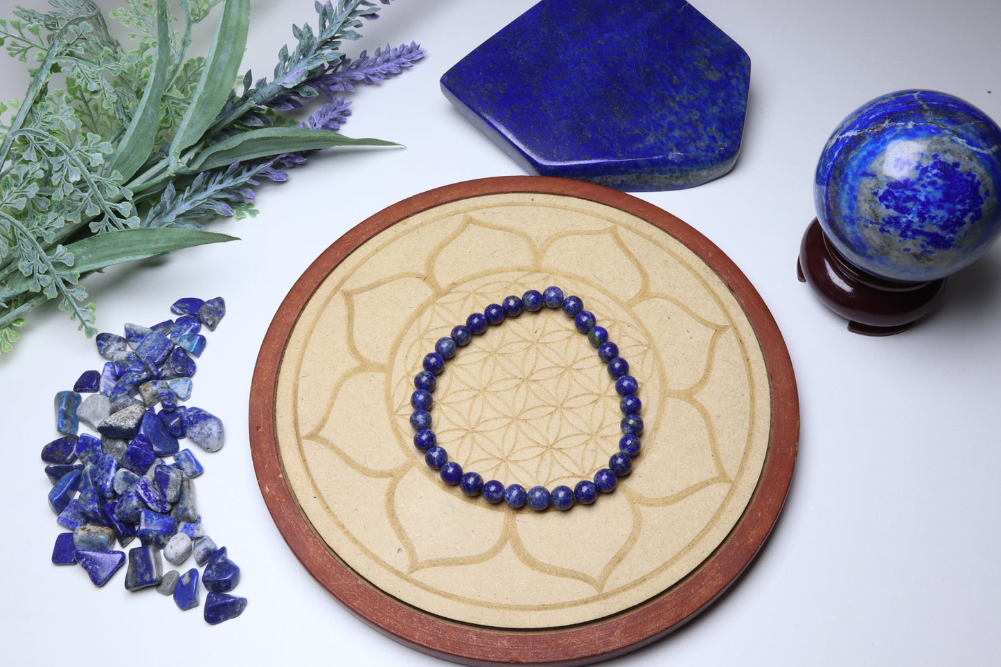 Bracelet Lapis Lazuli 6 mm
