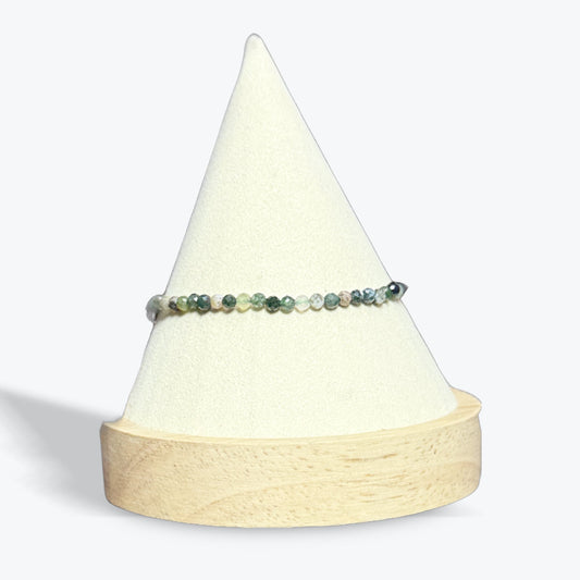 Bracelet Agate facetté - 2