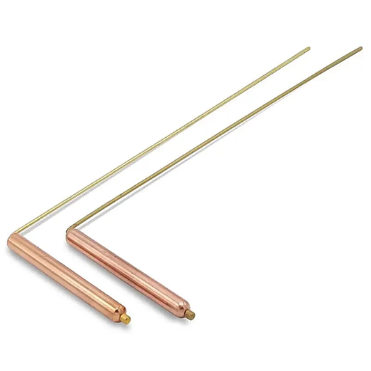 Baguette de radiesthésie (paire) laiton/cuivre