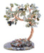 Arbre du Bonheur Labradorite sur Tranche Agate 12cm