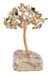 Arbre du Bonheur Labradorite base Améthyste 14cm