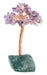 Arbre du Bonheur Améthyste Verte base Fluorite 14cm