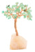 Arbre du Bonheur Aventurine Verte base Quartz Rose 14cm