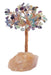 Arbre du Bonheur Fluorite base Quartz Rose 14cm