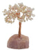 Arbre du Bonheur Pierre de Lune base Quartz Rose 14cm