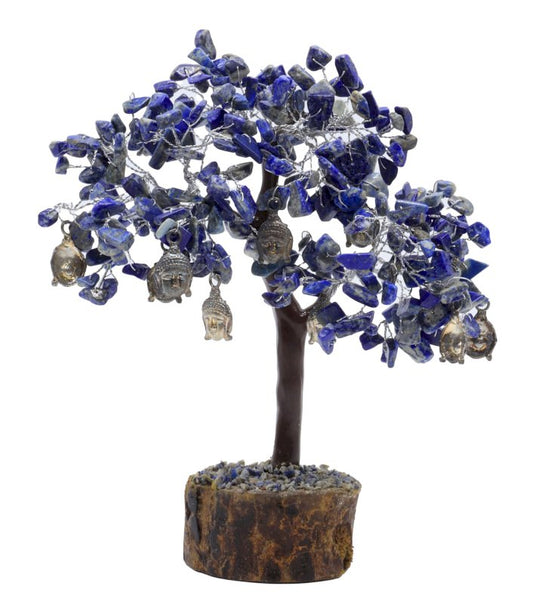 Arbre du Bonheur Lapis Lazuli Bouddha