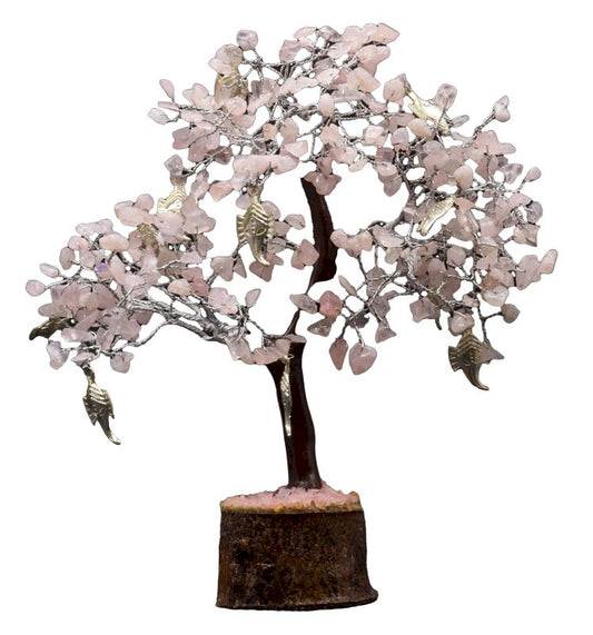 Arbre du Bonheur Quartz Rose Ganesh