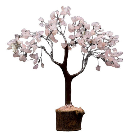 Arbre du Bonheur Quartz Rose Ganesh
