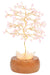 Arbre du Bonheur Lumineux Quartz Rose 25cm
