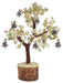 Arbre du Bonheur Aventurine Verte + Trèfle à Quatre Feuilles
