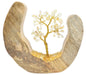 Arbre du Bonheur Bois Design Citrine 17cm