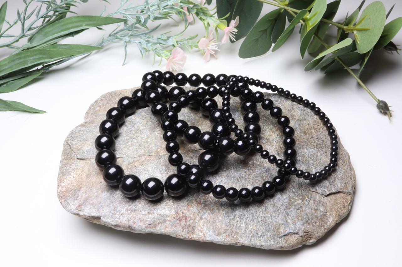 Bracelet Spinelle Noire