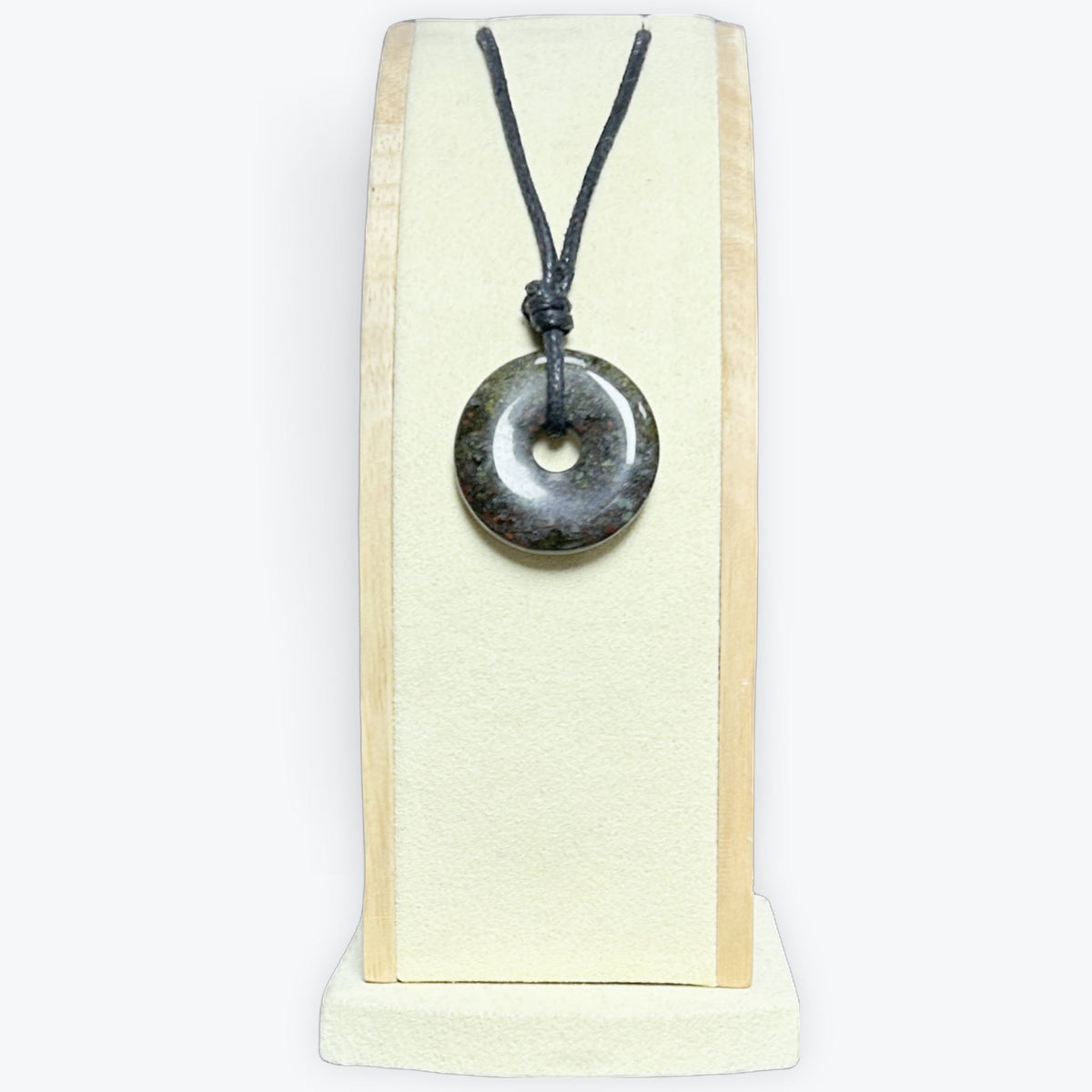 Pendentif Jaspe Sang de Dragon Donut