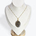 Pendentif Quartz fumé - Galet