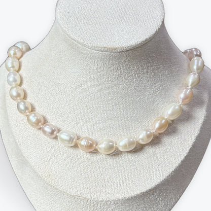 Collier Perles De Culture  Avec Noeuds