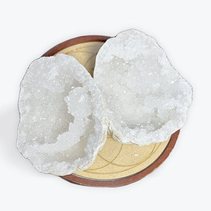 Géode de quartz - 8x8 cm - 2