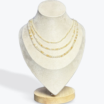 Collier Citrine Facetté - 4