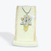 Pendentif Pointe Aventurine Jaune avec fleur 7 Chakras