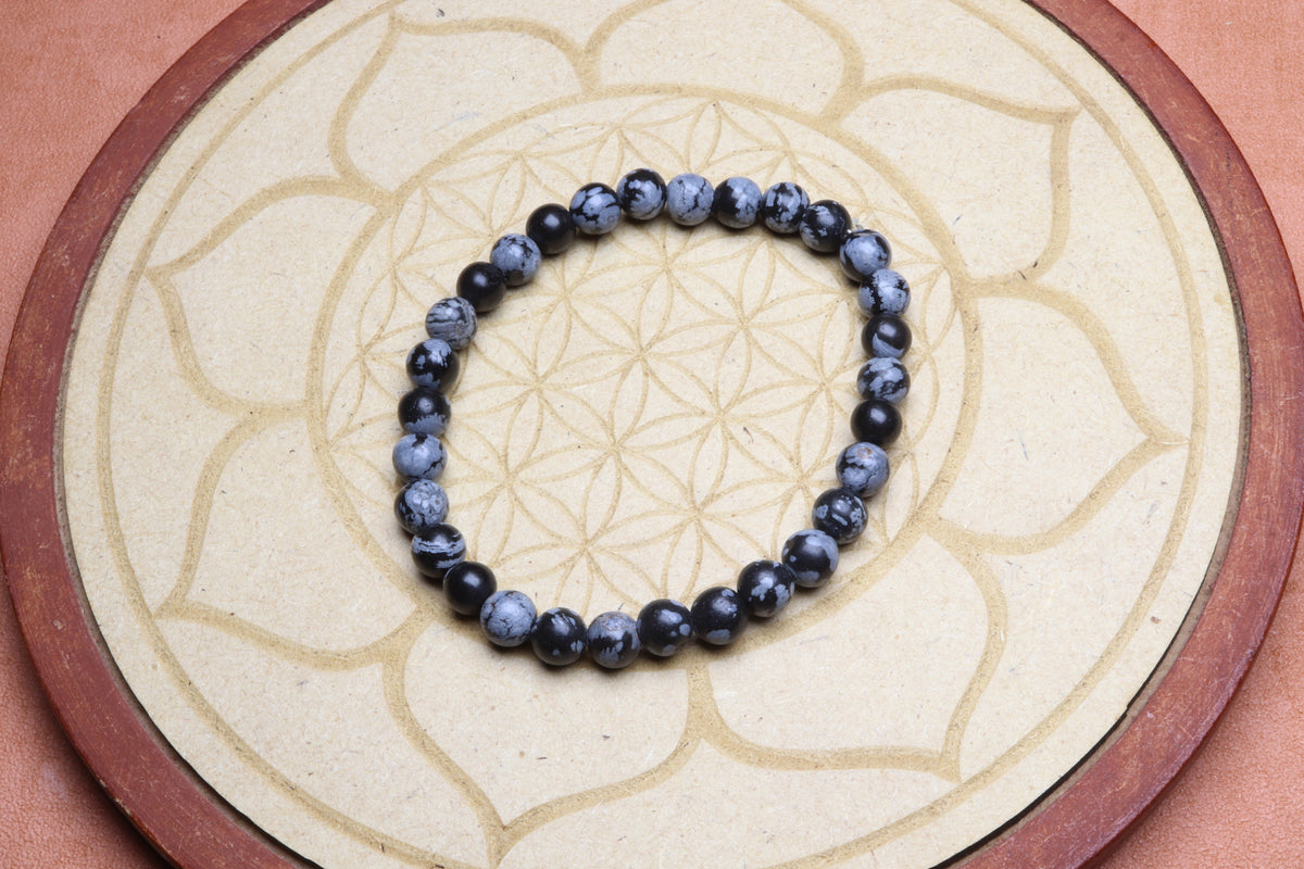 Bracelet Obsidienne Neige – photo 4