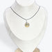 Pendentif rond fluorite jaune