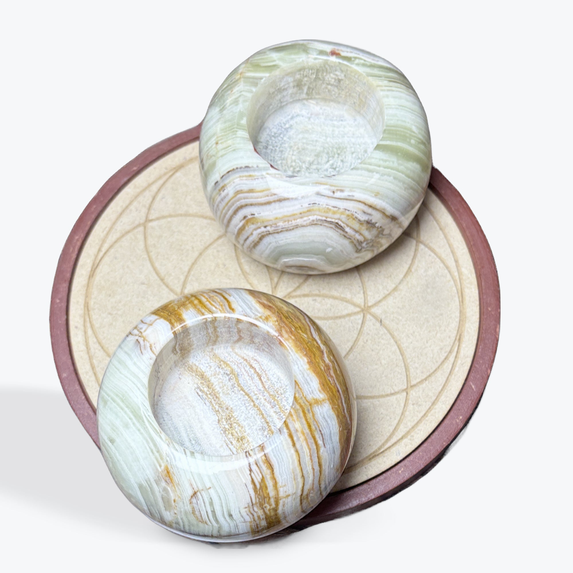 Bougeoirs en Onyx