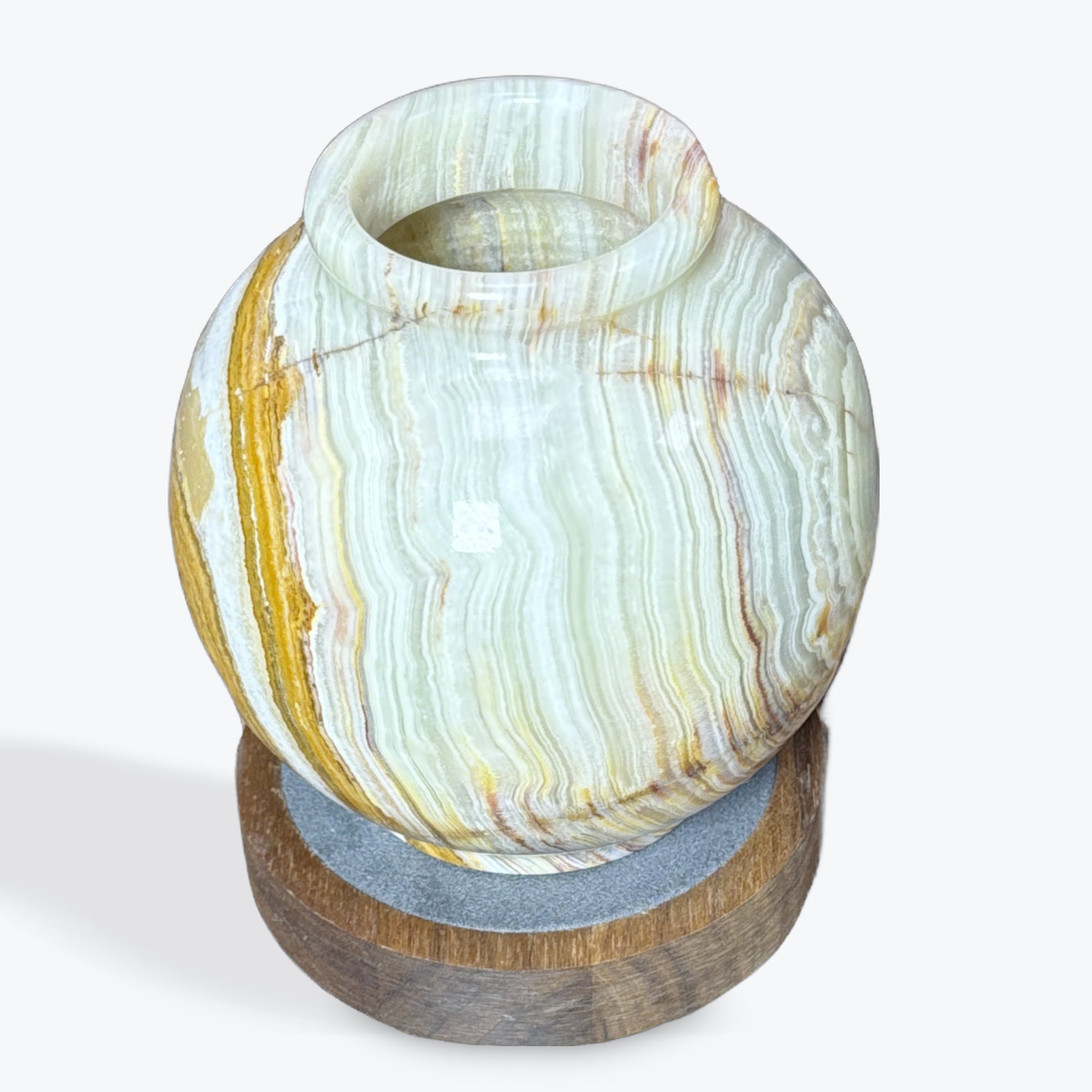vase en onyx