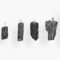 Pendentif Tourmaline noire brute