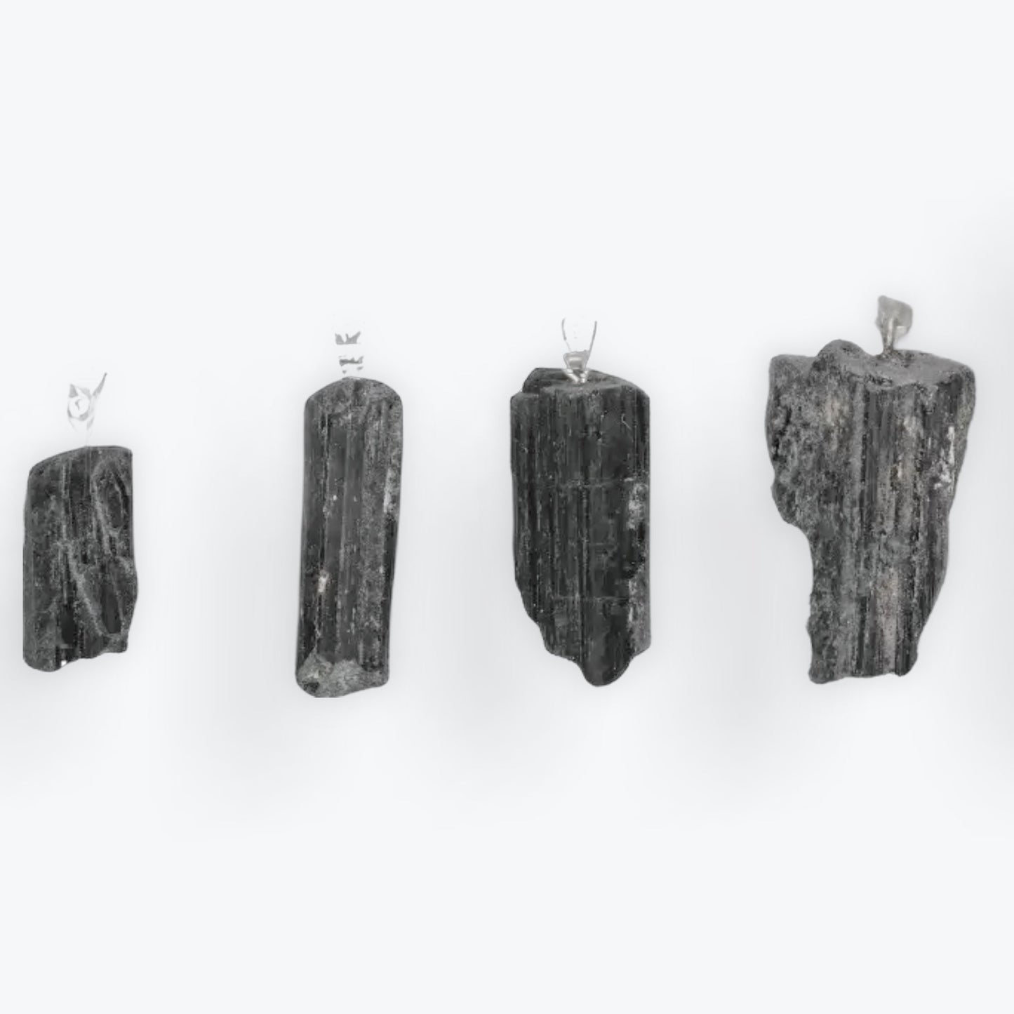 Pendentif Tourmaline noire brute