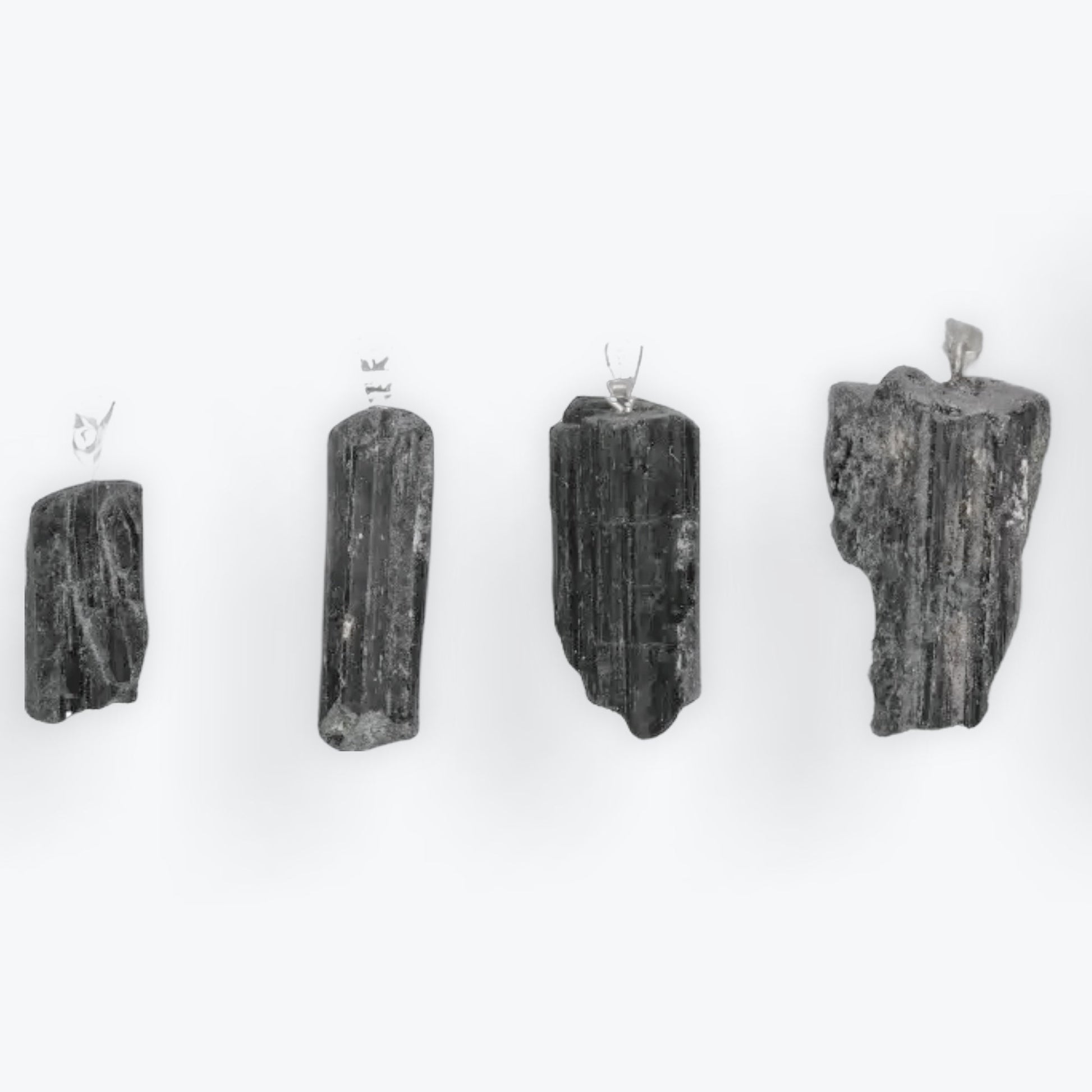 Pendentif Tourmaline noire brute