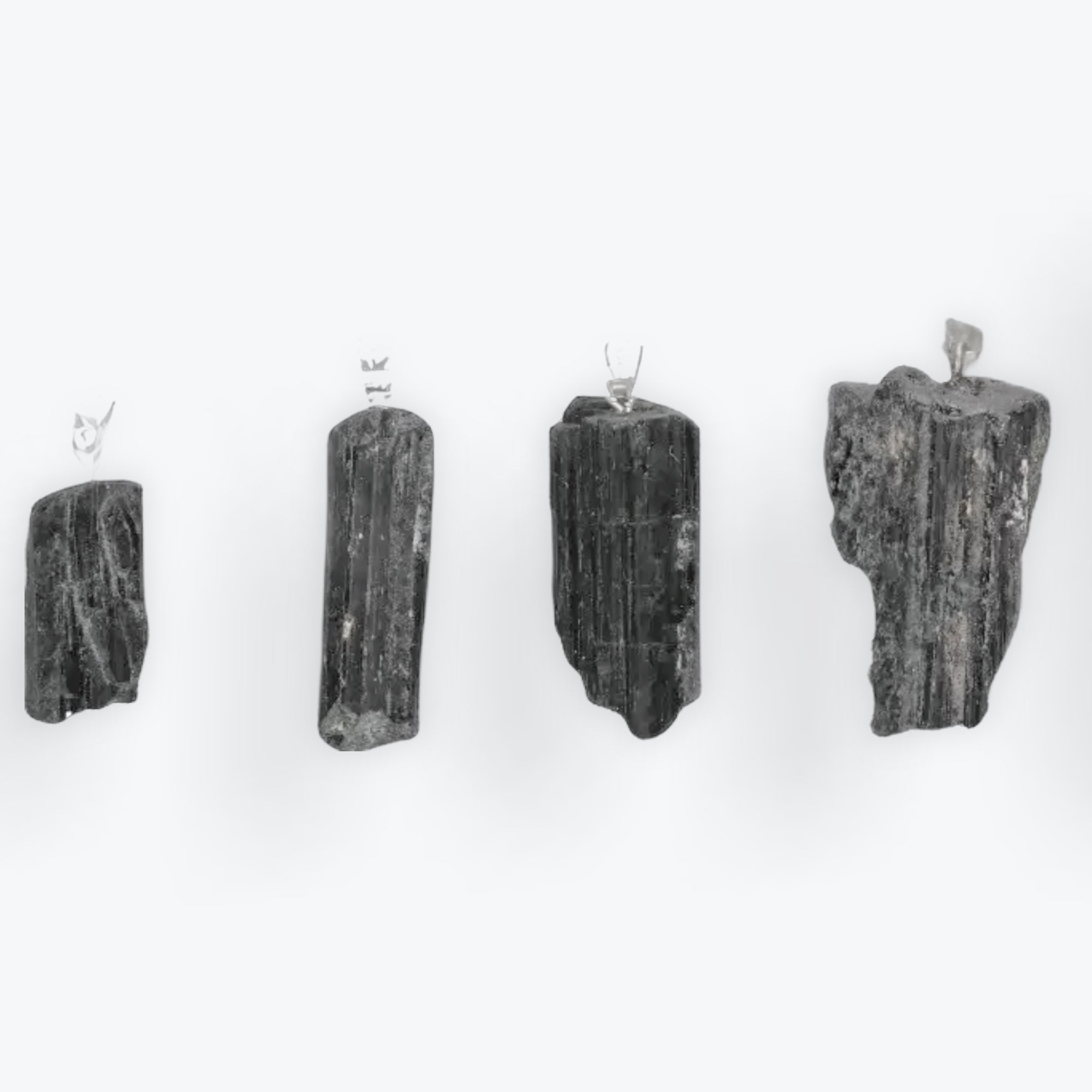 Pendentif Tourmaline noire brute