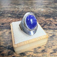 Chevalière Tanzanite cabochon vue alternative