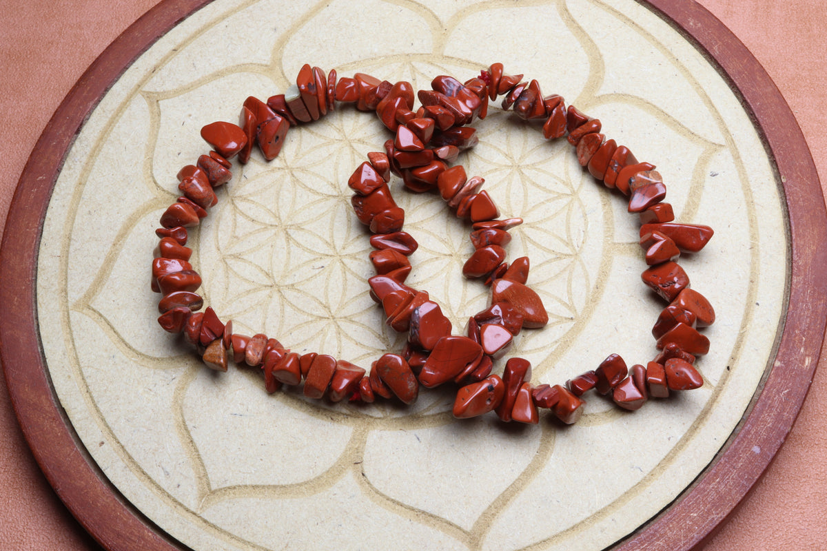Bracelet Jaspe Rouge