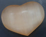 Coeur Sélénite Orange 8cm