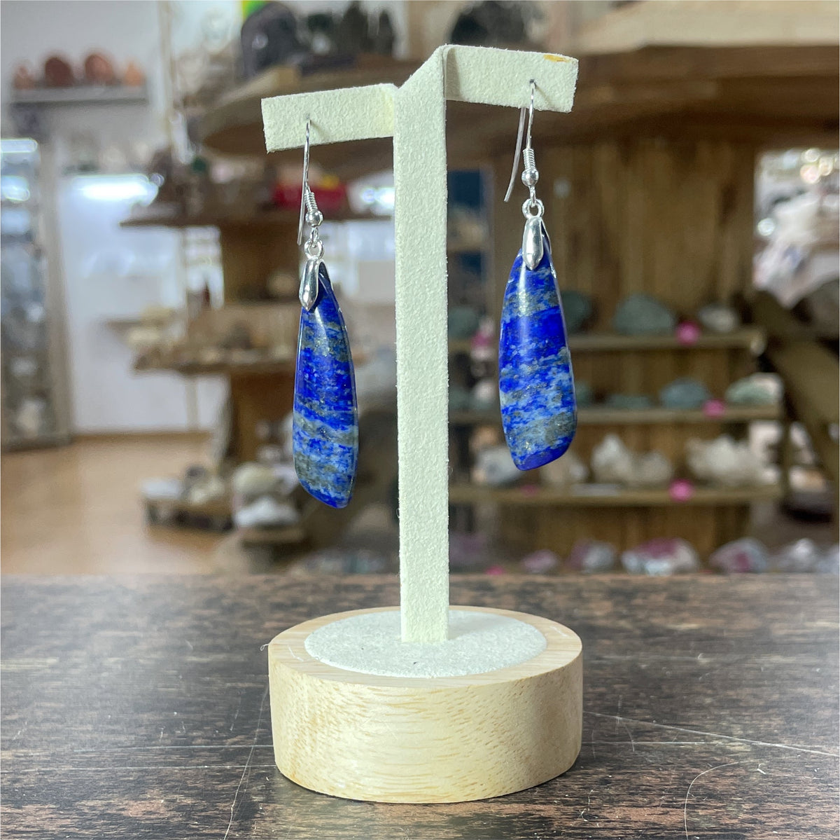 Boucle d'oreilles Lapis Lazuli – photo 3
