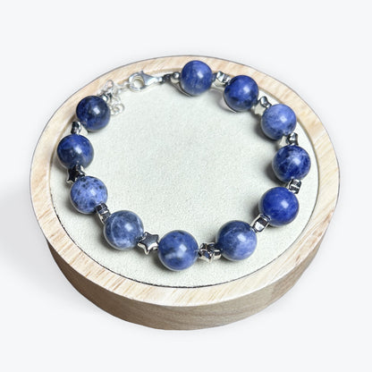 Bracelet Sodalite 10mm Avec Apprêt