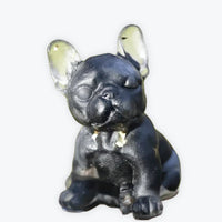 Figurine en résine Bulldog | 5,5cm - Obsidienne