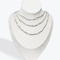 Collier Jaspe Dalmatien Facetté - 3