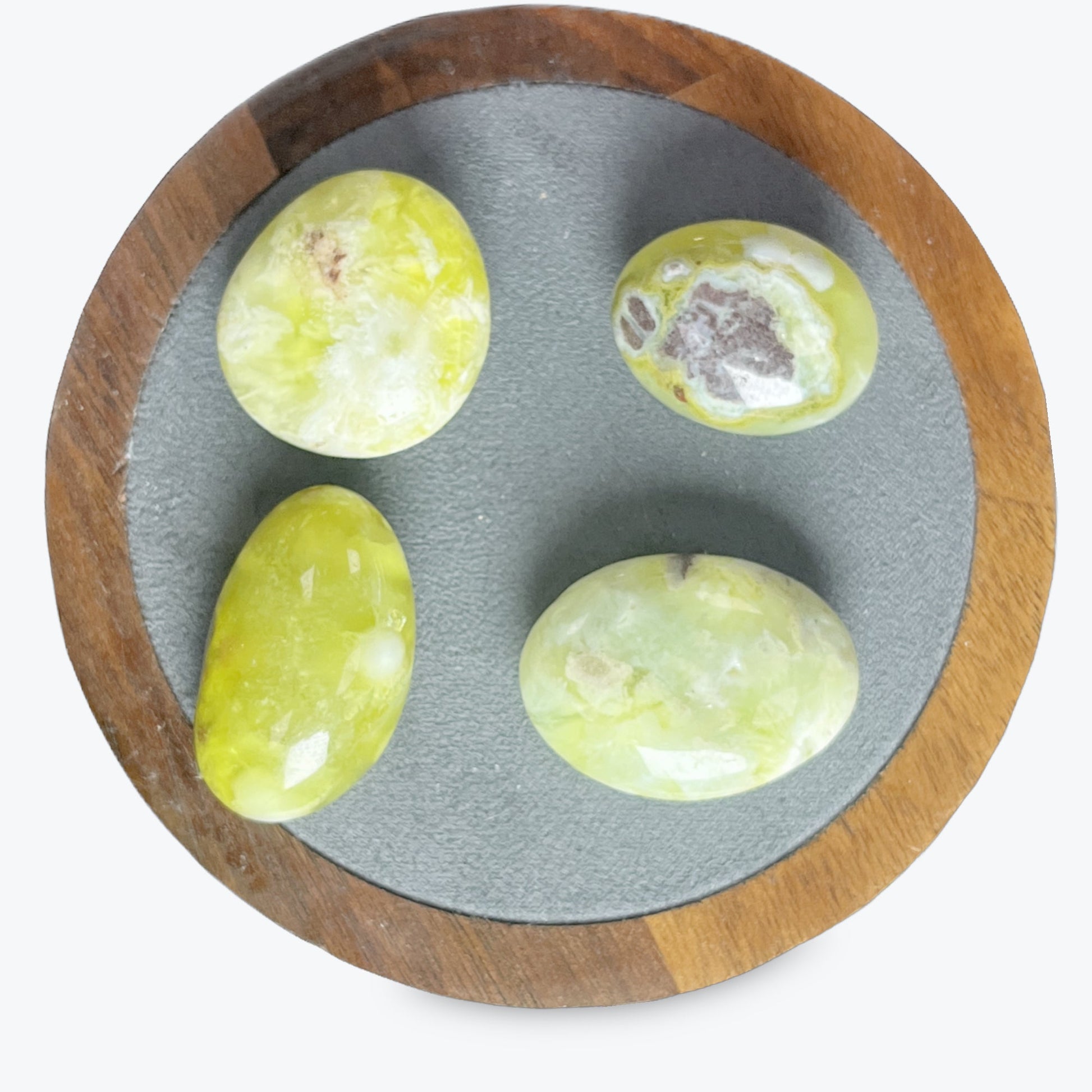 Prehnite pierres roulées - 10gr environ - 3