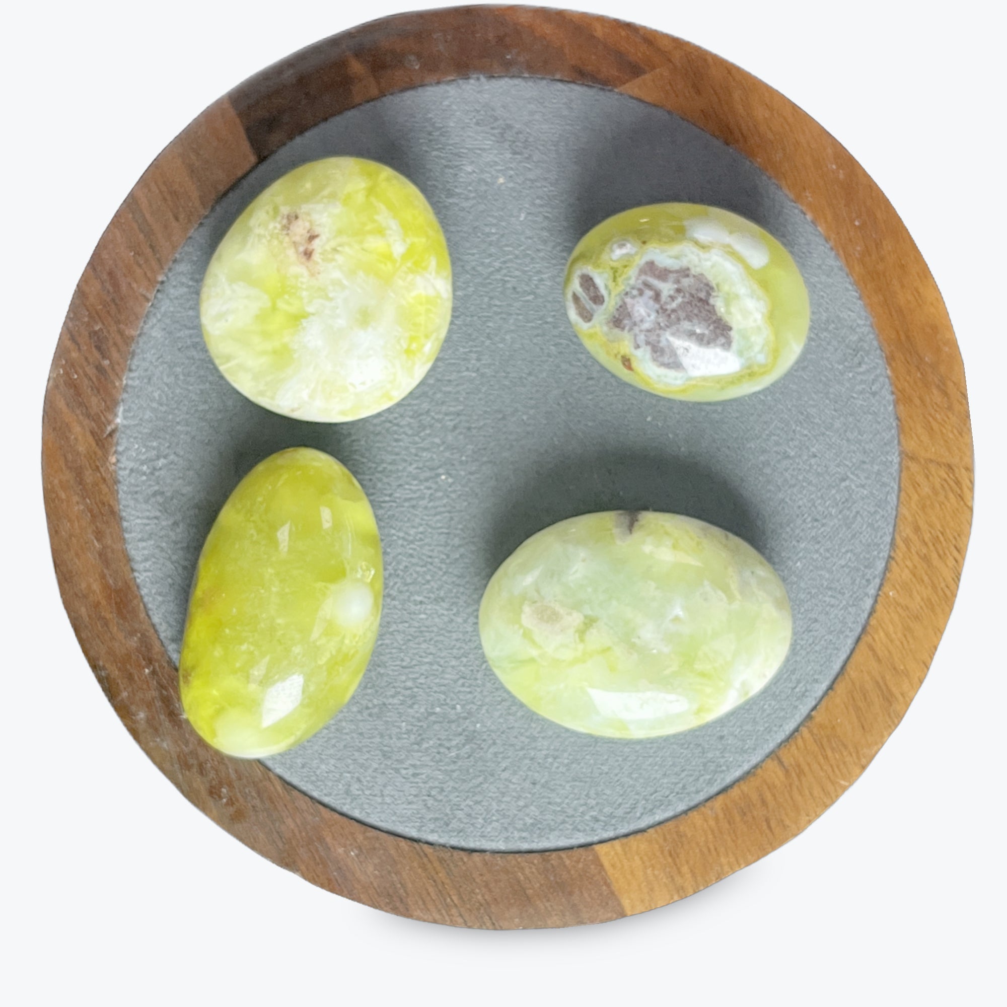 Prehnite pierres roulées - 10gr environ - 3