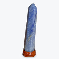Pointe Avec Bout Pour Massage En Aventurine Bleu